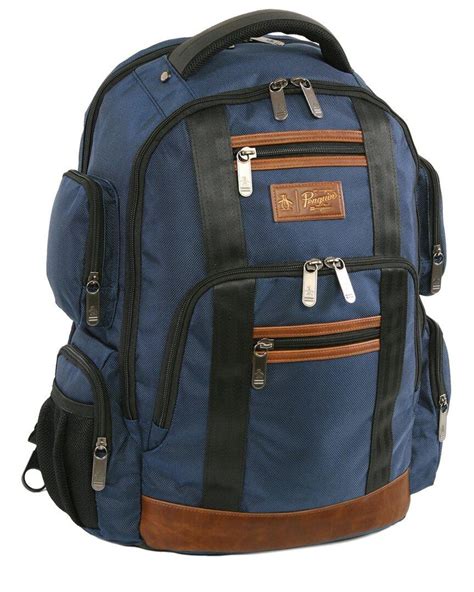 original penguin business backpack.